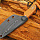 Скрытый нож "Realsteel 130A " с оранжевой рукоятью